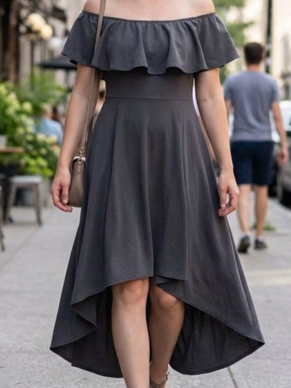 Off shoulder High-Low dress - size 22